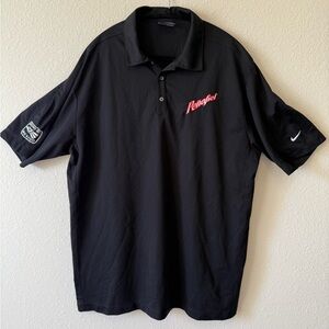 Nike Golf Dri-Fit Black Polo XL Penafiel Hencho En Mexico